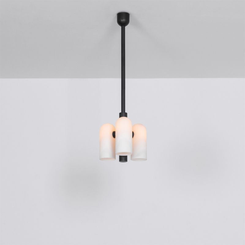 Schwung Odyssey 3 Black Gunmetal Chandelier